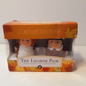 Publix "The Lilgrim Pair" Collectible Salt Pepper Shaker Set in Box!